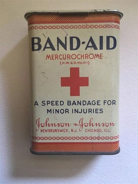 old band aid tins